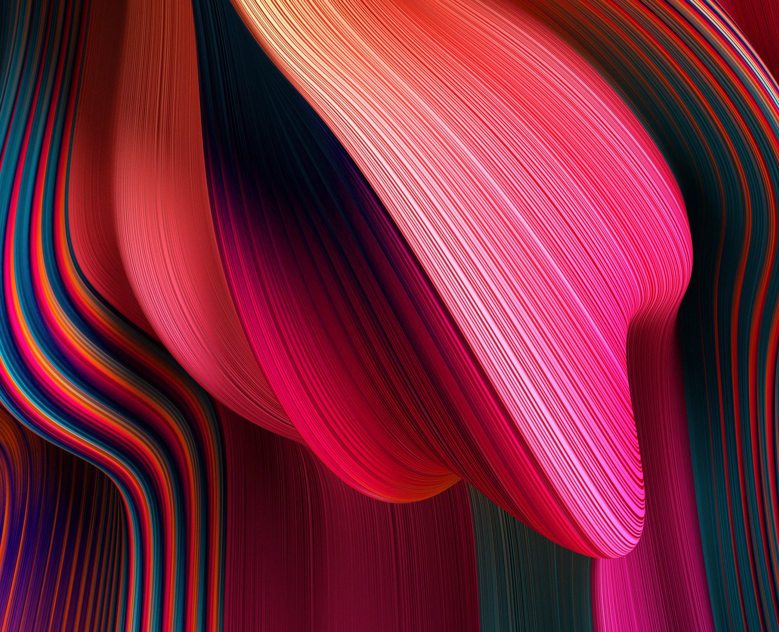 Abstracte digitale lijnen als symbool voor een stabiele verbinding